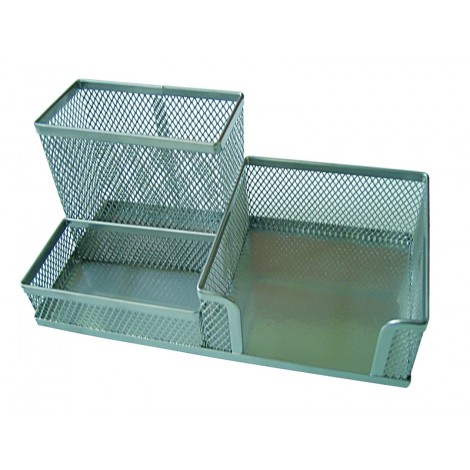 Siam Portacancelleria 21x12x11cm, colore grigio - 5290
