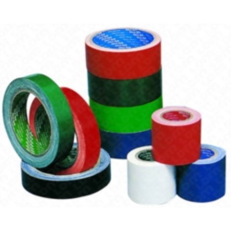 Siam Nastro adesivo telato, supporto in polietilene e tela di cotone da 7 mesh, 38mm x 25m, colore verde  - 1pz - 1350/10 VR