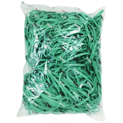 Siam Fettucce in gomma 1Kg, Ø 150mm, taglio 8mm, colore verde  - 1pz - FGV 150X8
