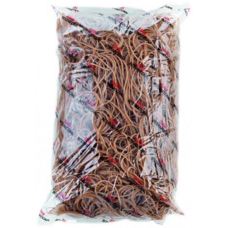 Siam Elastici in para naturale 1Kg, Ø 40mm, taglio 1,5mm, colore marrone - 1pz - EPN040*15