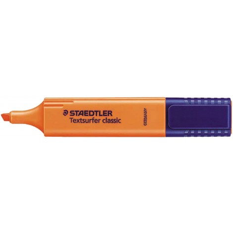 Staedtler Evidenziatore TEXTSURFER, punta a scalpello, tratto 5mm, colore arancione – 364-4