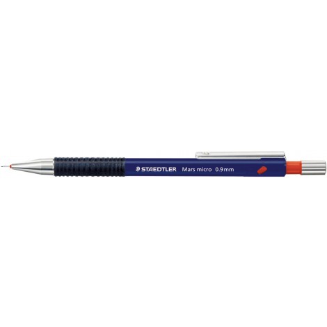 Staedtler Mars Micro 775 – Portamine con impugnatura in caucciu`, gommino sostituibile e puntale ad ago rientrante, tratto 0,9mm – Prezzo singolo, ord. minimo 10pz – 775 09