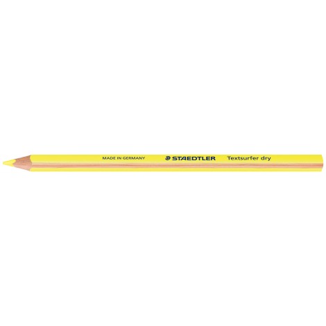 Staedtler Evidenziatore a matita TEXTSURFER DRY, tratto 4mm, colore giallo  - 128 64-1