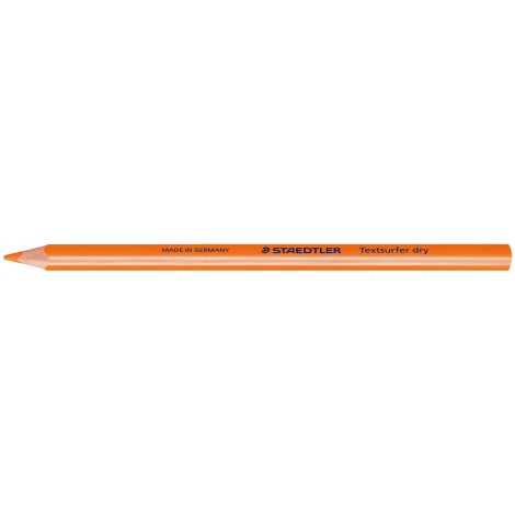 Staedtler Evidenziatore a matita TEXTSURFER DRY, tratto 4mm, colore arancione –  128 64-4