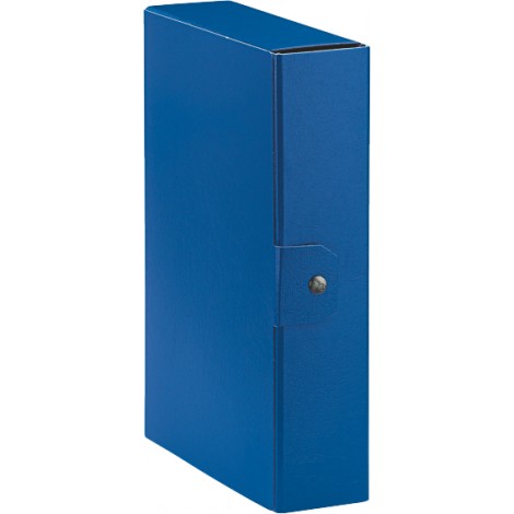Esselte Eurobox – Scatola progetto chiusura a bottone, dorso 6cm, colore blu – Prezzo singolo, ord. minimo 5pz – 390328050