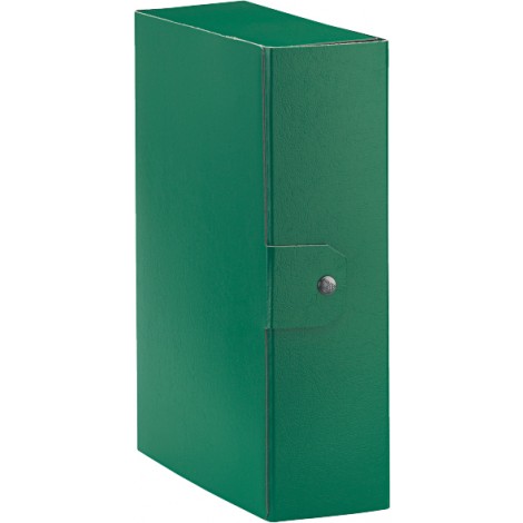 Esselte Eurobox – Scatola progetto chiusura a bottone, dorso 10cm, colore verde – Prezzo singolo, ord. minimo 5pz – 390330180