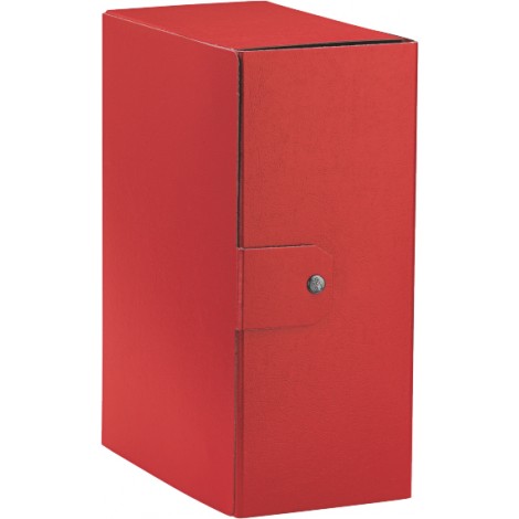 Esselte Eurobox – Scatola progetto chiusura a bottone, dorso 15cm, colore rosso – Prezzo singolo, ord. minimo 5pz – 390335160