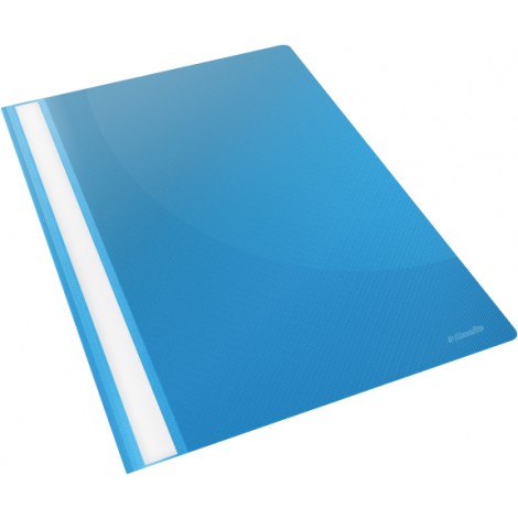 Esselte Vivida Cartellina in PPL con fastener (meccanismo a 2 linguelle piatte di 8cm con pressino in plastica), copertina trasparente antiriflesso ed etichetta longitudinale estraibile, capacita` 160 fogli - Prezzo singolo, ord. minimo 25pz - 28322