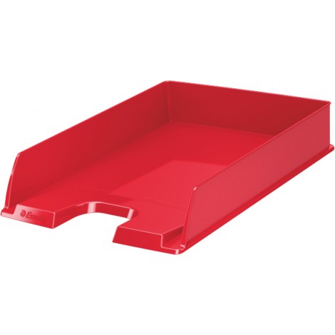 Esselte Vaschetta portacorrispondenza EUROPOST, impilabile in linea o a sbalzo in 3 posizioni, colore rosso - 623607
