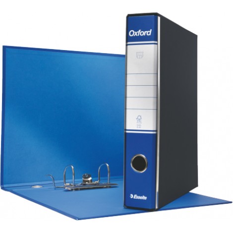 Esselte Registratore commerciale Oxford G82 d. 5cm blu dotato di foro di presa - 1pz - 390782050