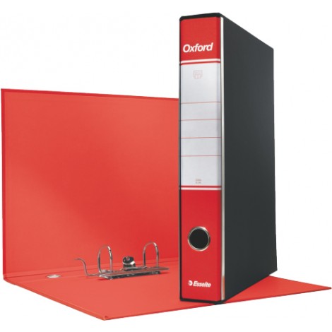 Esselte Registratore commerciale Oxford G82 d. 5cm rosso dotato di foro di presa – 1pz – 390782160