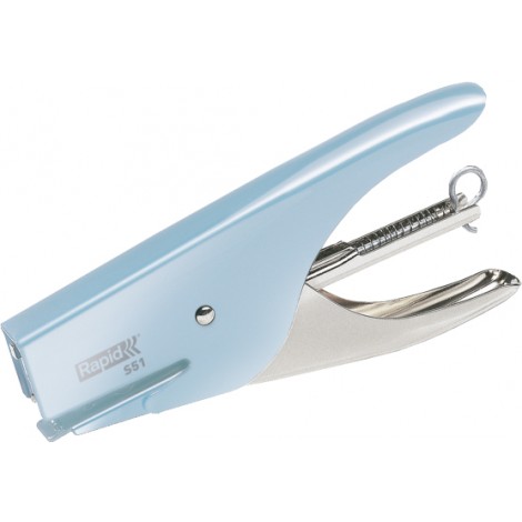 Rapid Retro Classic S51 - Cucitrice a pinza in metallo, punto chiuso, caricamento posteriore, profondita` di cucitura 42mm, utilizza punti 21/4 - 1pz - 5000508