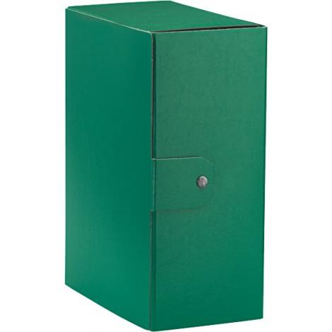 Esselte Eurobox - Scatola progetto chiusura a bottone, dorso 15cm, colore verde - Prezzo singolo, ord. minimo 5pz - 390335180