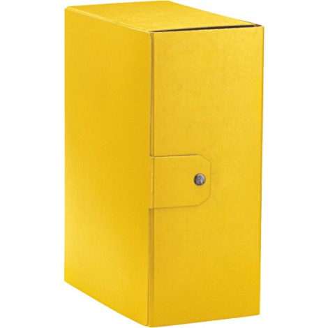 Esselte Eurobox - Scatola progetto chiusura a bottone, dorso 15cm, colore giallo - Prezzo singolo, ord. minimo 5pz - 390335090