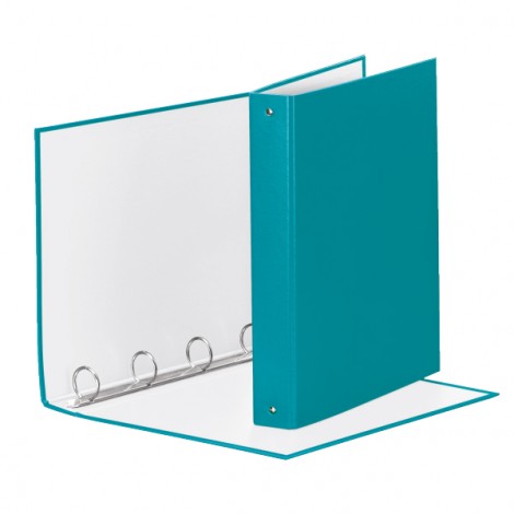Esselte Raccoglitore Meeting 22x30cm d. 4cm turchese a 4 anelli tondi da 30mm – Prezzo singolo, ord. minimo 12pz – 395792800