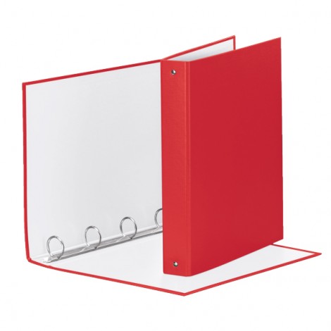 Esselte Raccoglitore Meeting 22x30cm d. 4cm rosso vivida a 4 anelli tondi da 30mm – Prezzo singolo, ord. minimo 12pz – 395792920