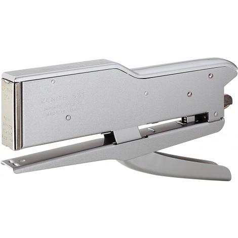 Zenith 551 - Cucitrice a pinza in metallo, punto chiuso, caricamento posteriore, profondita` di cucitura 70mm, utilizza punti 24/6 e 24/8 - 1pz - 205511047