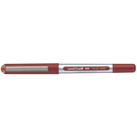Osama Ball Eye – Penna roller ad inchiostro liquido con finestra per il controllo del livello di consumo, tratto 0,5mm, colore rosso – Prezzo singolo, ord. minimo 12pz – M UB150 R