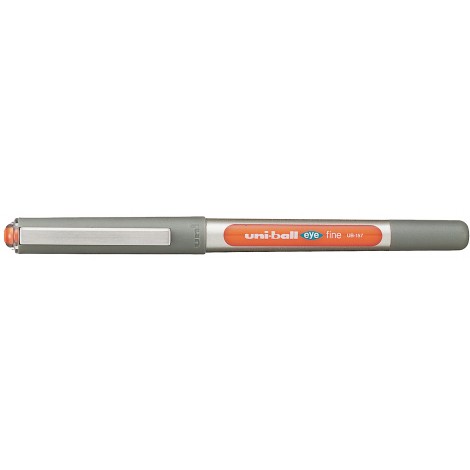 Osama Ball Eye – Penna roller ad inchiostro liquido con finestra per il controllo del livello di consumo, tratto 0,7mm, colore arancione – Prezzo singolo, ord. minimo 12pz – M UB157 AR