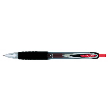 Osama Ball Signo – Penna a sfera con clip in metallo e grip in gomma antiscivolo, asciugatura rapida e formulazione anti-truffa, tratto 0,7mm, colore rosso – Prezzo singolo, ord. minimo 12pz – M UM207 R
