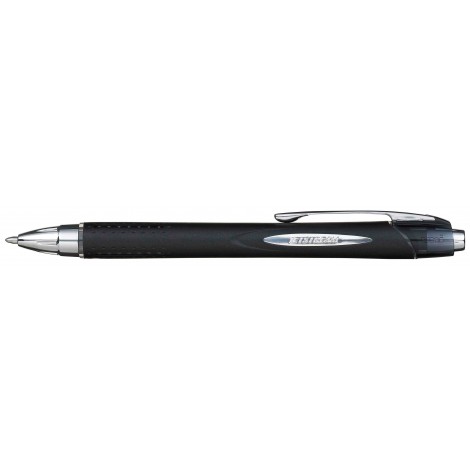 Osama Jetstream - Penna roller ad inchiostro liquido con asciugatura rapida, tratto 1mm, colore nero - Prezzo singolo, ord. minimo 12pz - M SXN210 N