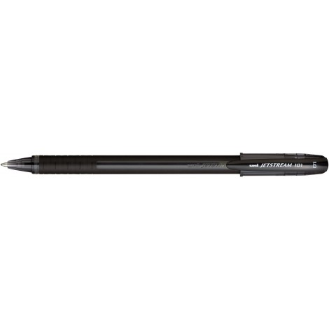 Osama Jetstream Stick – Penna roller ad inchiostro liquido con asciugatura rapida, ideale per mancini, colore nero – Prezzo singolo, ord. minimo 12pz – M SX101/1 N