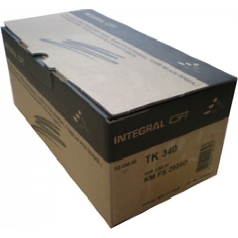 Compatibile per Kyocera toner nero TK340 con chip, per FS 2020D, 12.000pg (contiene vaschetta di recupero)