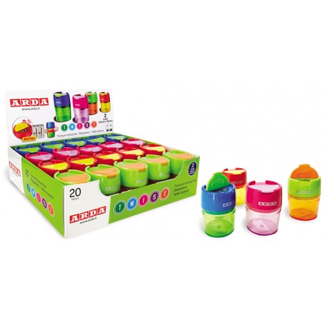 Arda Twist - Temperamatite con serbatoio, 2 fori - 1pz - TE803SC