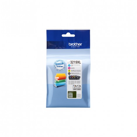 LC3219 cartuccia multipack XL CMYK nero, ciano, magenta e giallo per Brother MFC J4620DW (1x3.000pg - 3x1.500pg) 1Conf.