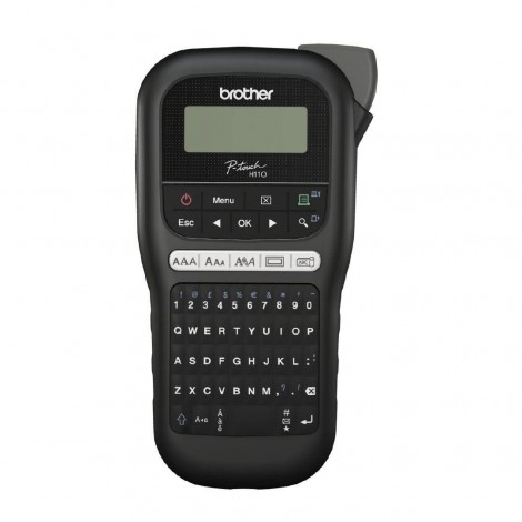Brother Etichettatrice palmare PT-H110TA1, per casa e ufficio, tastiera QWERTY