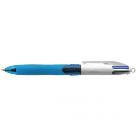 Bic Grip 4 Colours - Penna a sfera, punta da 1mm - 12pz