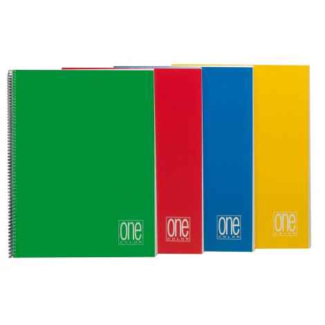 Blasetti One Color - Maxi quaderno - Spiralato con fori laterali per archivio, quadretti 5mm - Prezzo singolo, ord. minimo 3pz