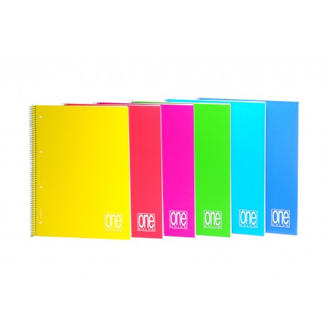 Blasetti One Color – Maxi quaderno – Spiralato con fori laterali per archivio, quadretti 5mm  - Prezzo singolo, ord. minimo 3pz