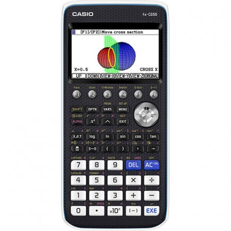 Casio Calcolatrice grafica FX CG50, display a colori