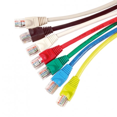 Digitus Cavo di rete ethernet 4x2 AWG 26/7 con 2 connettori schermati RJ45 8 poli, lunghezza 1mt colore grigio - 1pz