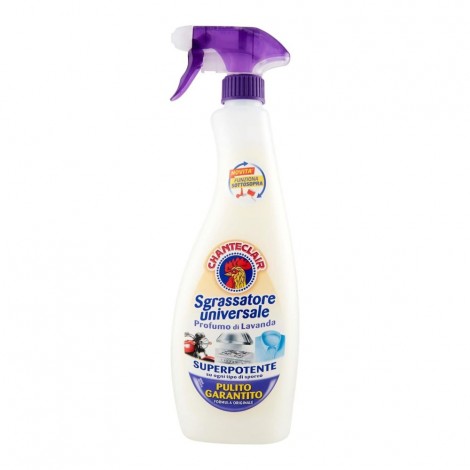 Chanteclair Detergente spray sgrassatore universale, super potente su ogni tipo di sporco, profumazione lavanda, 600ml