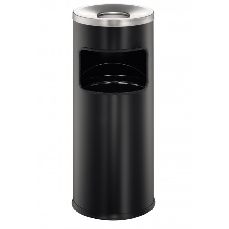 Durable Posacenere a colonna autoestinguente con centino da 17lt, colore nero - 3332-01
