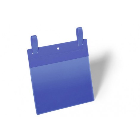 Durable Buste identificatice orizzontale in PPL con fascette di aggancio, formato A5 - 50pz - 1749-07