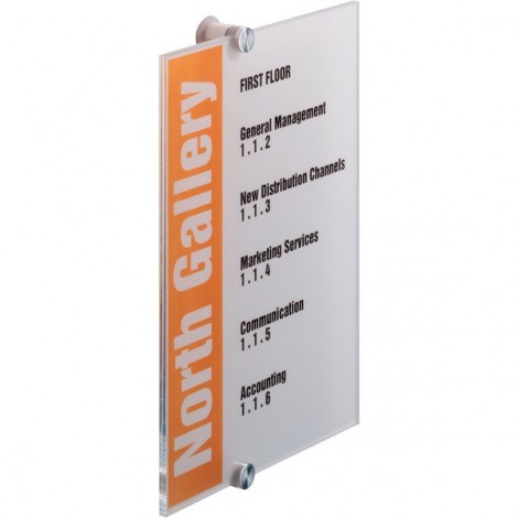 Durable Targa fuori porta formato 210x297mm, fissaggio con 2 viti