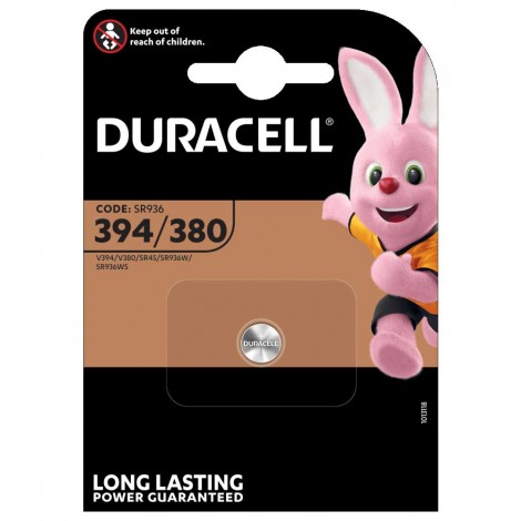 Duracell Batteria all`ossido di argento D394 1.55V per orologi, in blister - 1pz