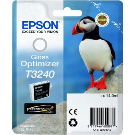 C13T32404010 T3240 serbatoio gloss optimizer per Epson SURECOLOR SC P400 (14ml) 1pz
