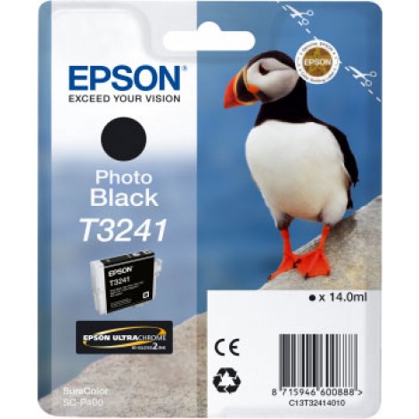 C13T32414010  T3241 serbatoio nero per Epson SURECOLOR SC P400 (14ml) 1pz
