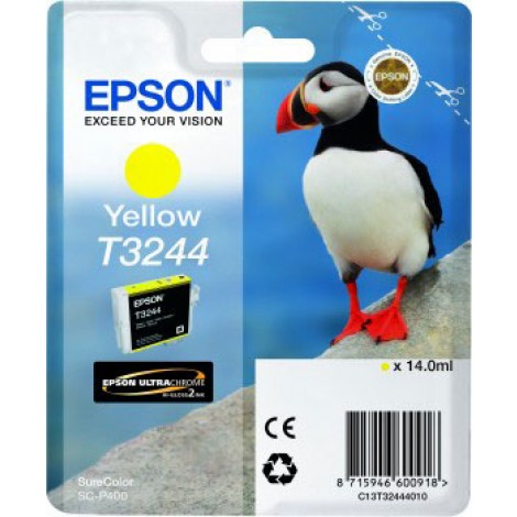 C13T32444010 T3244 serbatoio giallo per Epson SURECOLOR SC P400 (14ml) 1pz