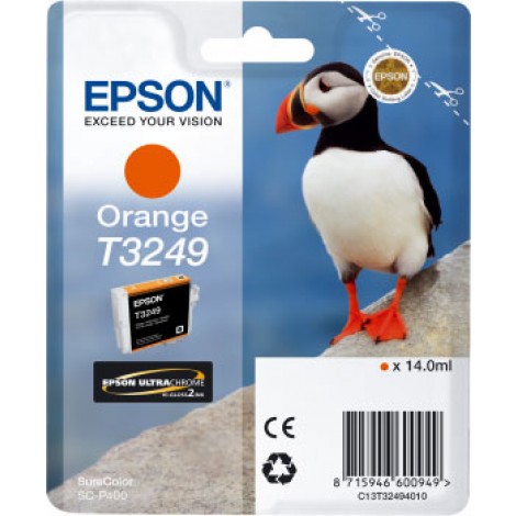 C13T32494010 T3249 serbatoio arancione per Epson SURECOLOR SC P400 (14ml) 1pz
