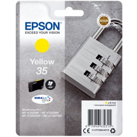 C13T35844010 35 cartuccia giallo per Epson WORKFORCE PRO WF 4720DWF (9,1ml) 1pz