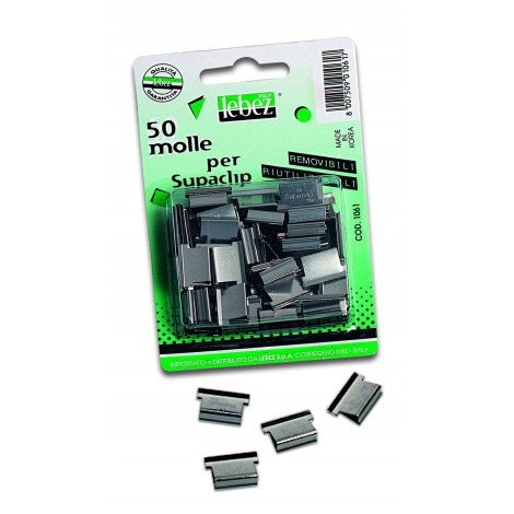 Lebez Supaclip 50 molle in metallo per sparamolle - 1pz