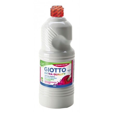 Giotto Tempera in bottiglia, 1lt, colore bianco