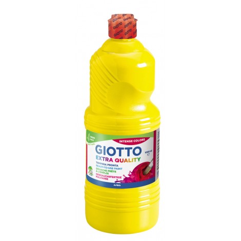 Giotto Tempera in bottiglia, 1lt, colore giallo scuro