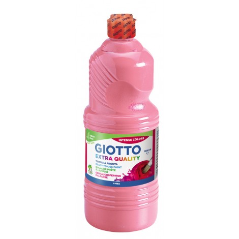 Giotto Tempera in bottiglia, 1lt, colore rosa