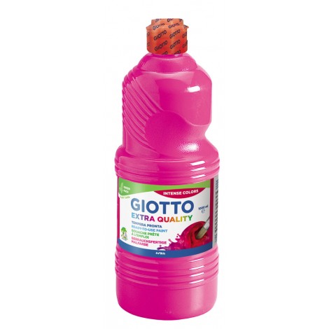 Giotto Tempera in bottiglia, 1lt, colore magenta